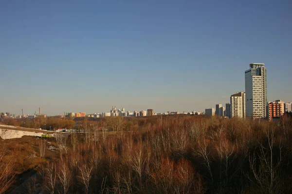 Ciudad Moscú Panorama Krylatsky Colinas — Foto de Stock