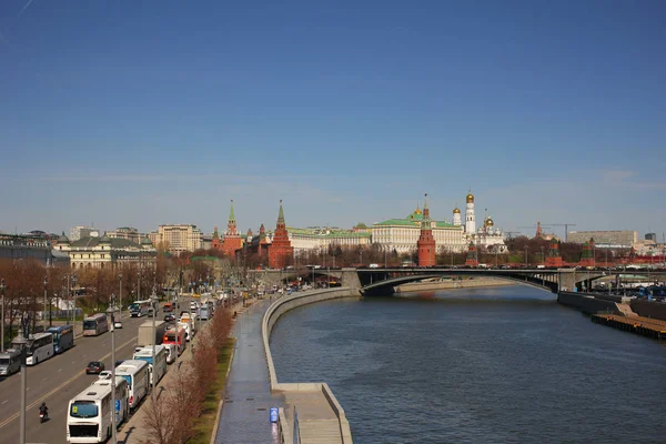 City Moscow Street Photo Moscow Kremlin — Stock Photo, Image