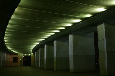 Moskova şehir fotoğrafları gece aydınlatma zafer Park İkinci Dünya Savaşı Müzesi