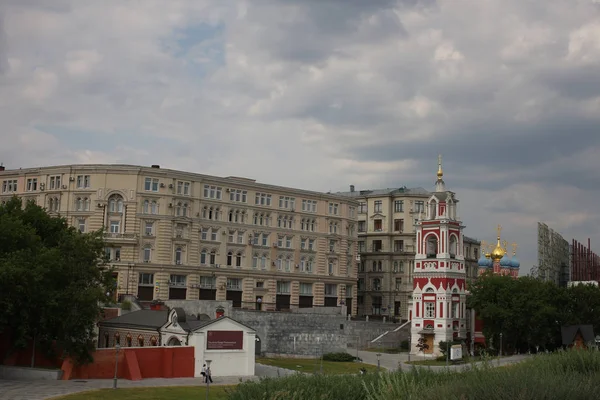 Die Sehenswürdigkeiten Der Stadt Moskau Zaryadye Park — Stockfoto