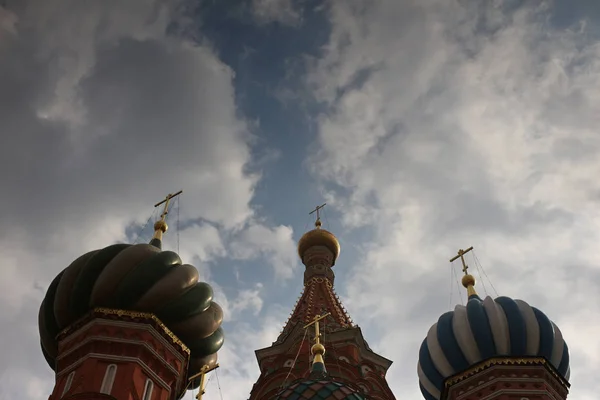 Sehenswürdigkeiten Der Basilikum Kathedrale Moskau — Stockfoto