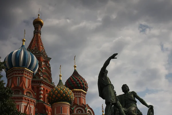 Sehenswürdigkeiten Der Basilikum Kathedrale Moskau — Stockfoto