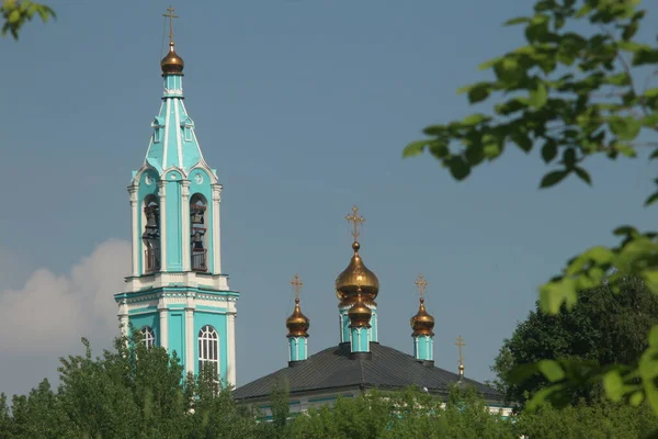 Moscú Reserva Ciudad Krylatskoye Colinas Iglesia Ortodoxa Local —  Fotos de Stock