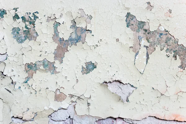 Wall with cracked paint — Stock Photo, Image