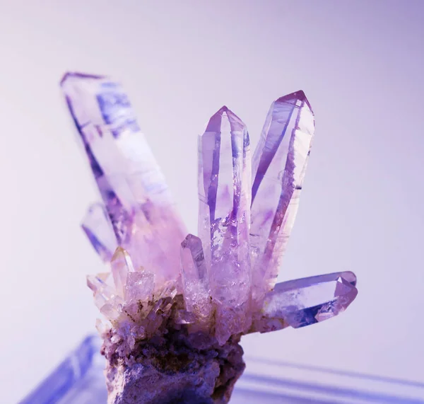 Natuurlijke Gemstone Amethyst — Stockfoto