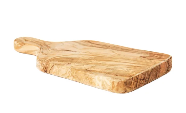 Placa de corte de madeira de azeitona — Fotografia de Stock