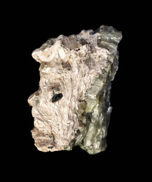 Mineralny Yuksporite na matrycy — Zdjęcie stockowe