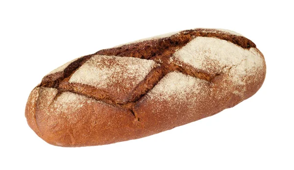 Limpa Bröd Fullkorn Isolerad Vit Bakgrund — Stockfoto