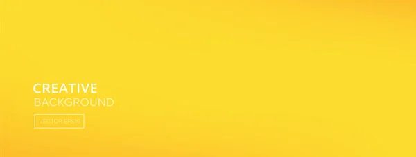 Glatte Einfache Verlauf Kanarienvogel Gelb Abstrakt Banner Hintergrund — Stockvektor