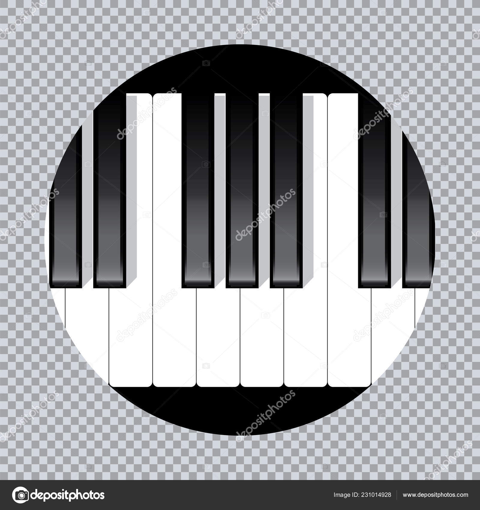 ピアノ アイコンとピアノ概念現代音楽印刷のキーとホワイトの Web デザイン ピアノ ポスター ベクトル イラスト ストックベクター C Nattiyapp