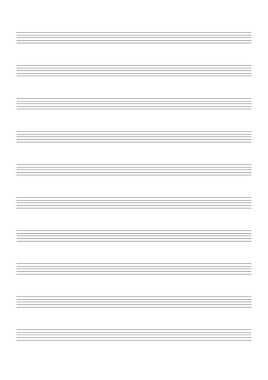 Bir ses ya da solo enstrümanlar boş levha müzik vectorillustration ifadenin boş levha müzik sayfası