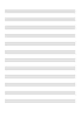 Bir ses ya da solo enstrümanlar boş levha müzik vectorillustration ifadenin boş levha müzik sayfası
