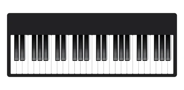 Icono Piano Teclas Del Concepto Piano Impresión Música Moderna Diseño — Archivo Imágenes Vectoriales