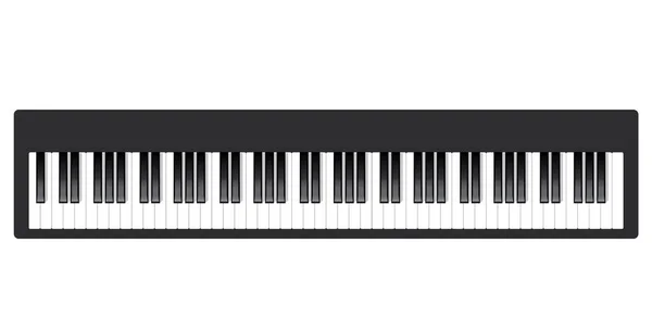 Piano Icon Keys Piano Concept Modern Music Print Web Design — Stock Vector