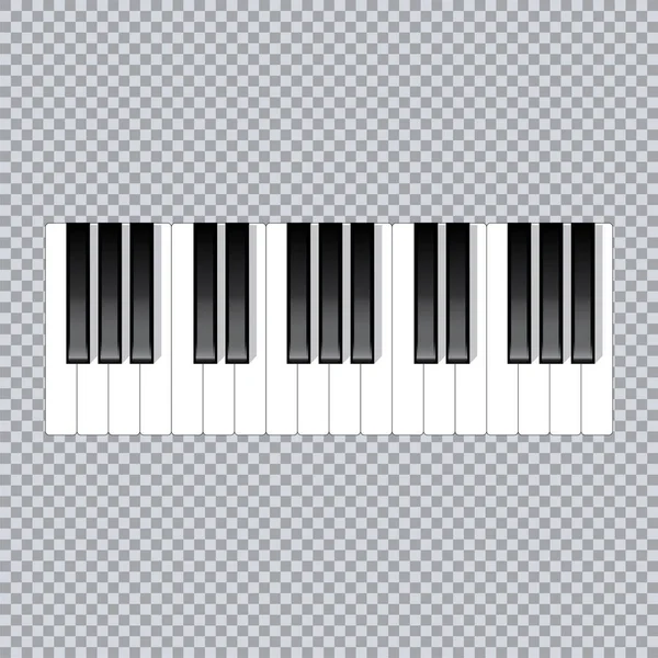 Piano Chords Piano Key Notes Chart White Background Vector Illustration — Stock Vector