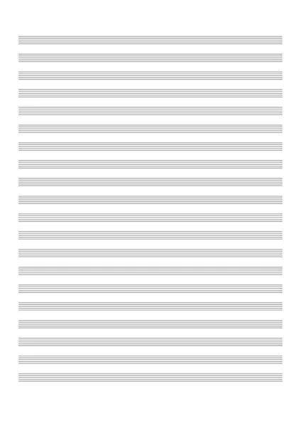 Blank Sheet Music Sheet Записи Голоса Сольных Инструментов Blank Sheet — стоковый вектор