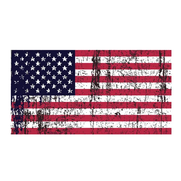 Americkou Vlajku Nebo Vlajku Spojených Států Symbol Americké Vlajky Ikony — Stockový vektor