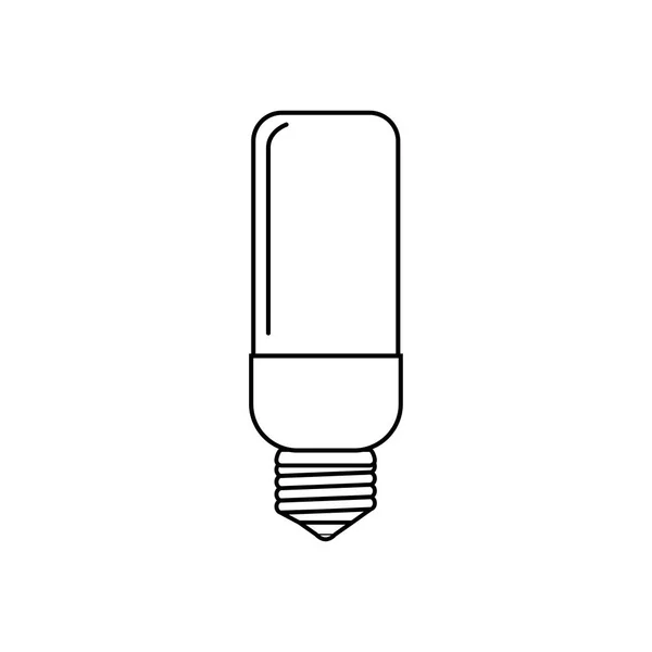 Lâmpada Lâmpada Vidro Fundo Vetor Lâmpada Ícone Ilustração —  Vetores de Stock