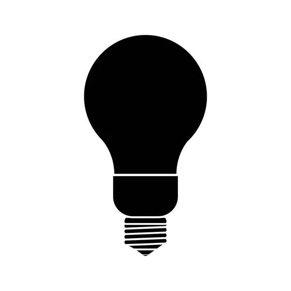 Light Bulb Glass Light Bulb Background Vector Light Bulb Icon — Stock Vector