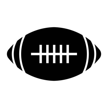 Amerikan futbolu oval simge vektör Amerikan futbolu simge tasarlamak top