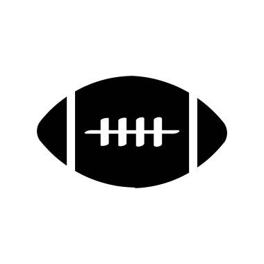 Amerikan futbolu oval simge vektör Amerikan futbolu simge tasarlamak top