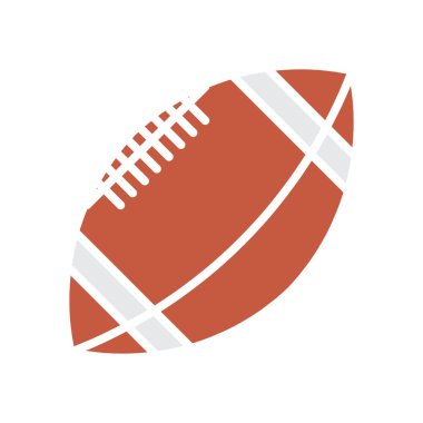 Amerikan futbolu oval simge vektör Amerikan futbolu simge tasarlamak top