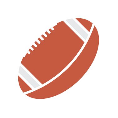 Amerikan futbolu oval simge vektör Amerikan futbolu simge tasarlamak top