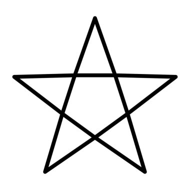 yıldız sembolü vektör yıldız simgesi yıldız şekli çizim