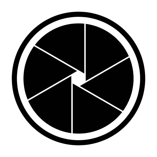 Символ Затвора Фотоапарата Лезо Затвора Фотоапарата Векторні Ілюстрації — стоковий вектор