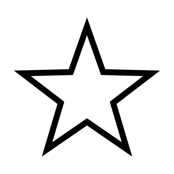 Символ Зірки Вектор Зірка Іконка Формі Зірки Ілюстрація — стоковий вектор