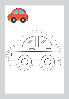 serbest formlu şekli yazdırılabilir vektör beyaz arka plan üzerinde öğrenme nokta oyun ve boyama sayfaları bağlamak