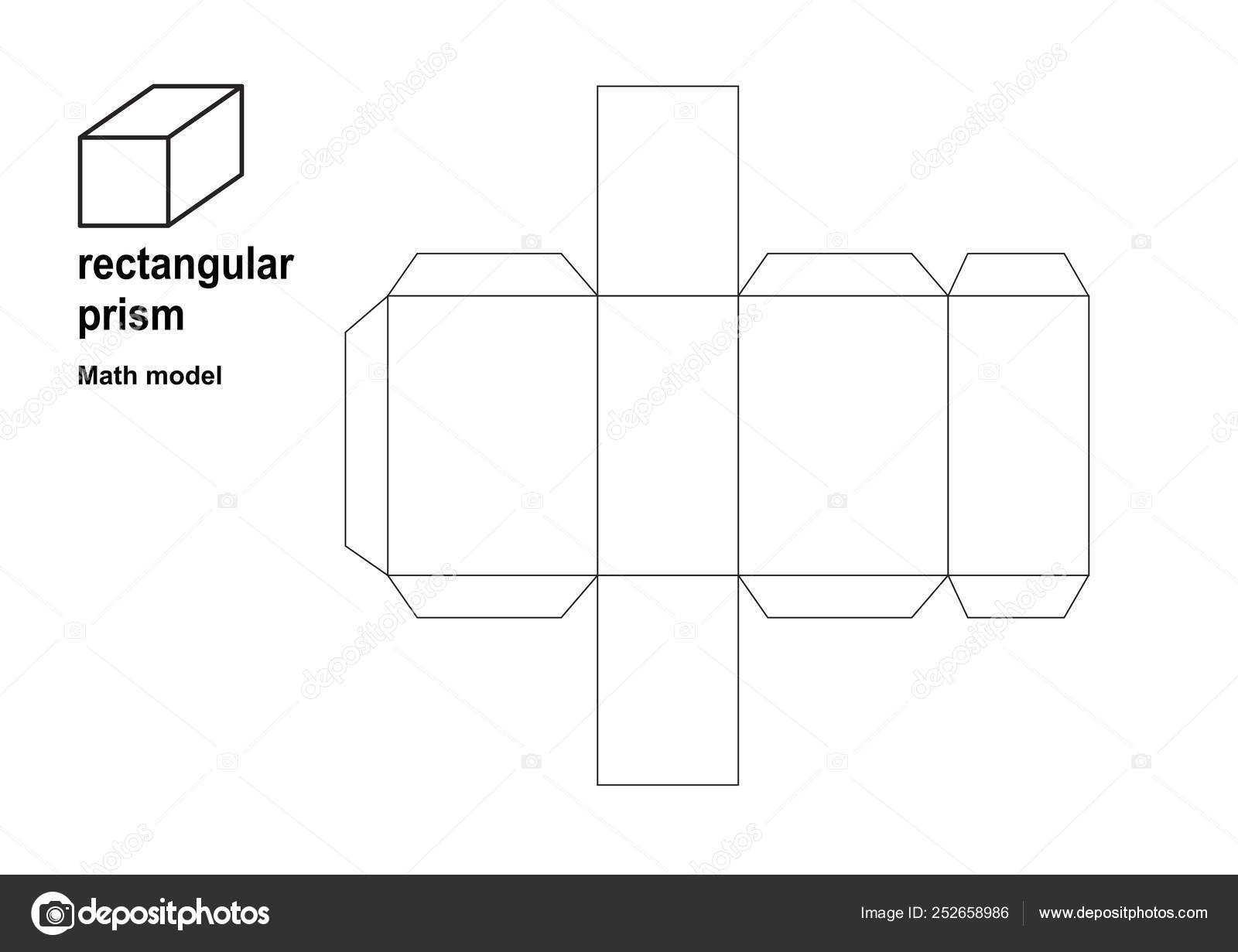 Model Maths Shapes Patterns Print Perfectly Standard Letter Size Paper Stock Vector Image By C Nattiyapp