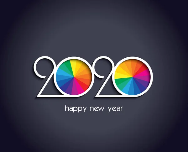 2020 Feliz Ano Novo Fundo Natal Design Criativo Para Seu —  Vetores de Stock