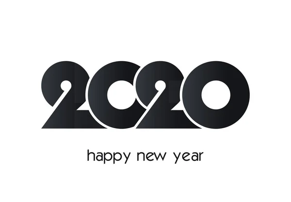 2020 창조적인 인사말 디자인 전단지 초대장 포스터 브로슈어 달력에 사용할 — 스톡 벡터