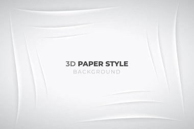 Katlanmış Kağıt Arkaplan. İzole Vektör Elementleri