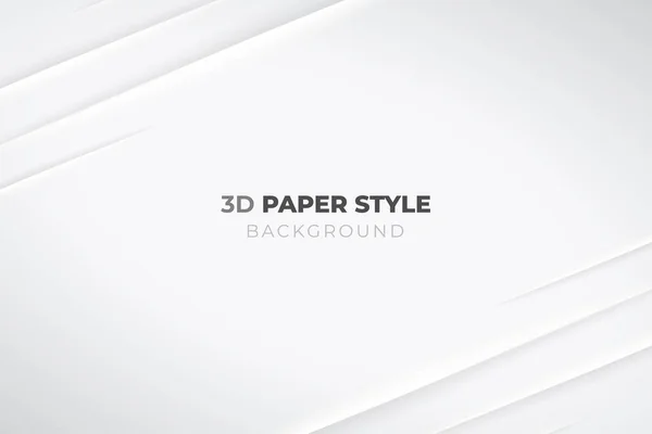 White Abstract Paper Hintergrund Isolierte Vektorelemente — Stockvektor