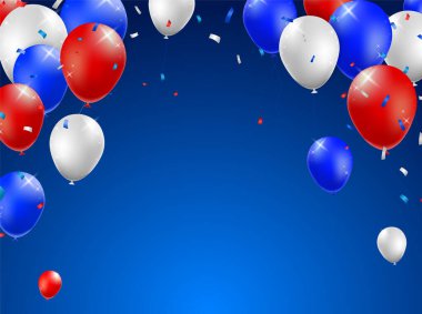 Renkli Arkaplanda Yüksek Kaliteli Doğum günü ve Kutlama Posteri. İzole Vektör Elementleri