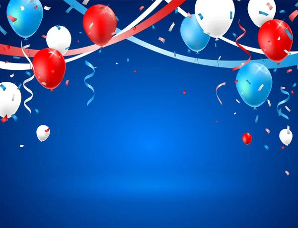 Cartel Cumpleaños Celebración Alta Calidad Sobre Fondo Coloreado Elementos Vectoriales — Vector de stock
