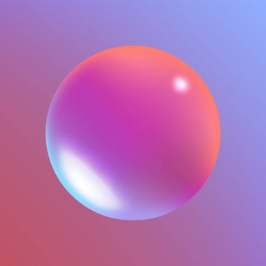 Sıvı Modern Şekiller ile Soyut Akışkan 3B Arkaplan kümesi. İzole Vektör Elementleri 