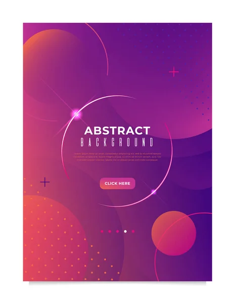 Abstract Fluid Background Liquid Modern Shapes Изолированные Векторные Элементы — стоковый вектор