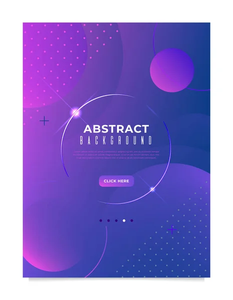 Abstract Fluid Background Liquid Modern Shapes Изолированные Векторные Элементы — стоковый вектор