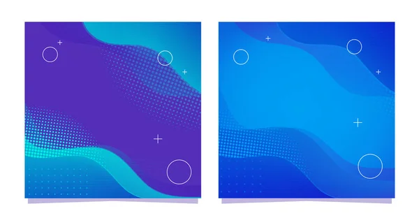 Abstract Fluid Creative Templates Kaarten Kleur Cover Geometrische Ontwerp Vloeistoffen — Stockvector