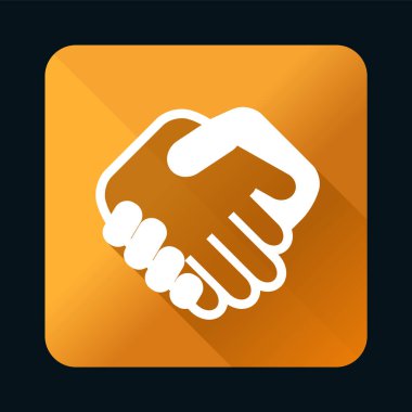 Siyah Arkaplanda Gerçekçi Renkli Düğme 'de Gölgeli Evrensel Beyaz Simge. İzole Vektör Elementleri