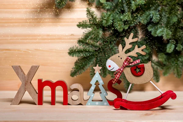 クリスマス ツリー 正月背景 クリスマスの背景 年賀状 クリスマス カード クリスマスの装飾 — ストック写真