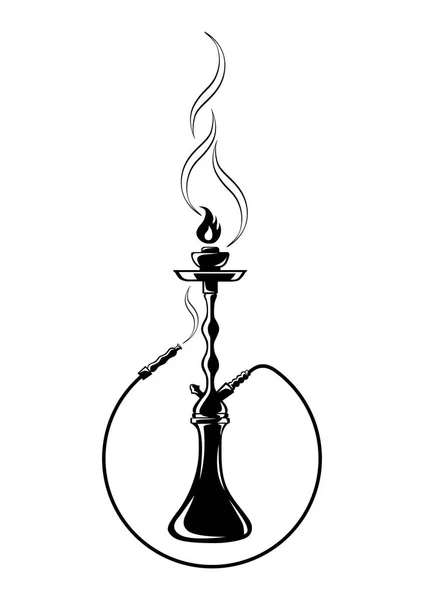 Ilustración Vector hookah — Vector de stock