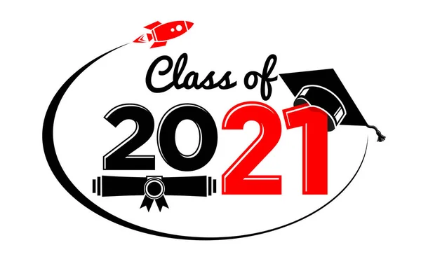 2021 Levelező Osztály Üdvözlés Meghívó Kártya Szöveg Diplomaosztó Tervezéséhez Gratulációs — Stock Vector