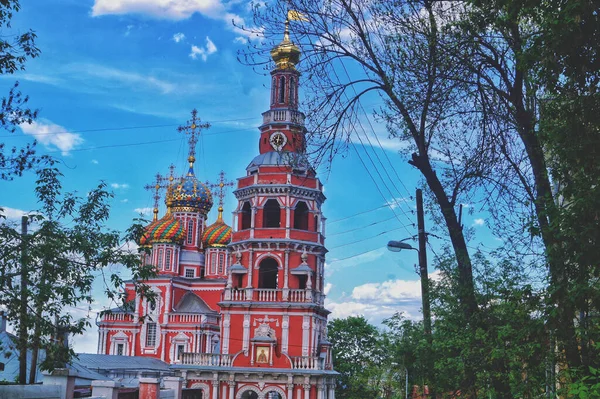 Majestueuse Église Dans Centre Ville Nijni Novgorod Russie — Photo