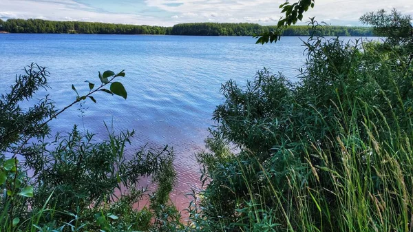 Mer Gorki Calme Pittoresque Tchkalovsk Russie — Photo