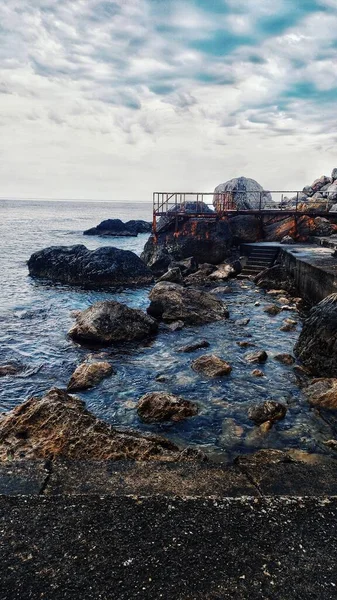 Καθαρό Νερό Της Μαύρης Θάλασσας Foros — Φωτογραφία Αρχείου