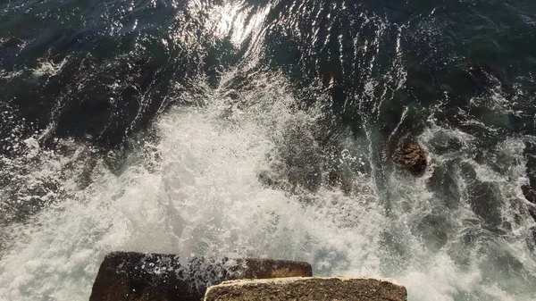 Сильные Волны Черного Моря Форос — стоковое фото